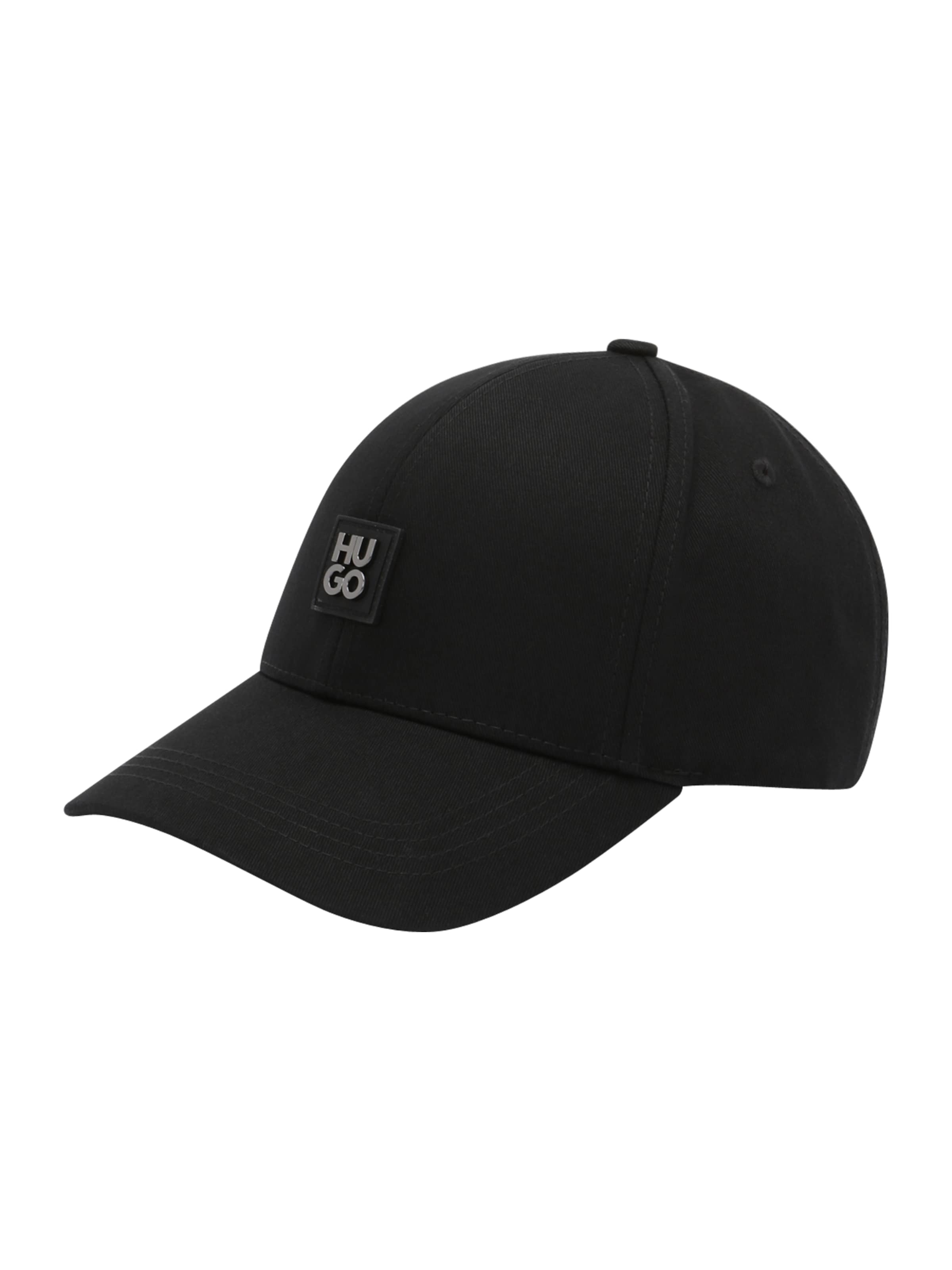 HUGO Cap in Black: front
