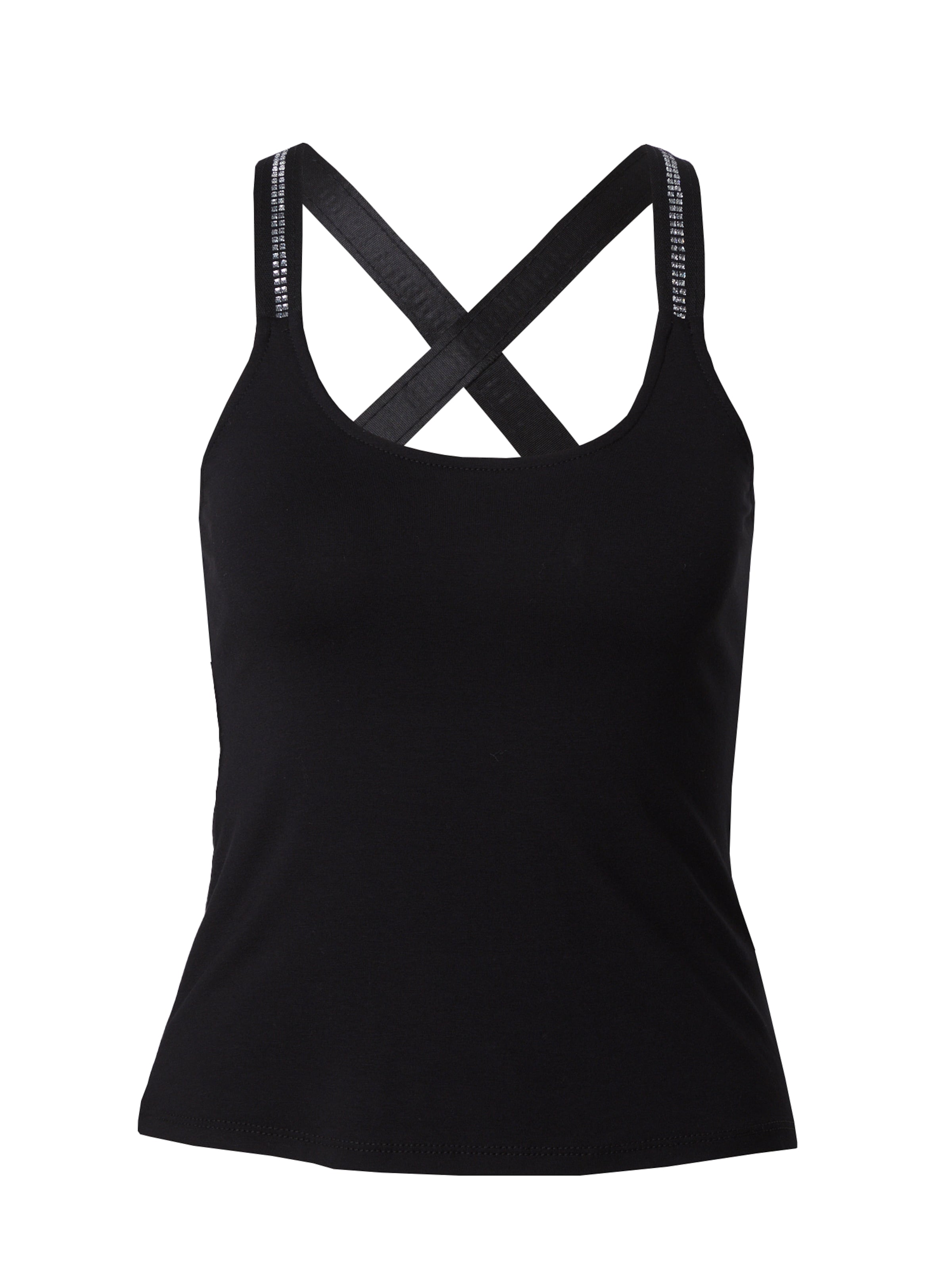 ABOUT YOU Топ 'Astrid' в черно: отпред