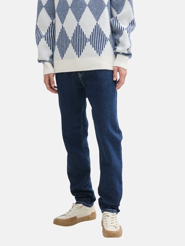 TOM TAILOR DENIM Tapered Jeans in Blauw: voorkant