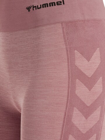 Hummel Skinny Sportsbukse i rosa