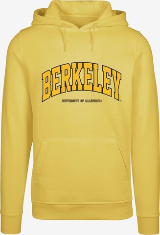 Sweat-shirt 'Berkeley University' Merchcode en jaune : devant