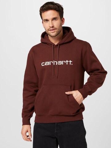 Carhartt WIP Mikina – hnědá: přední strana