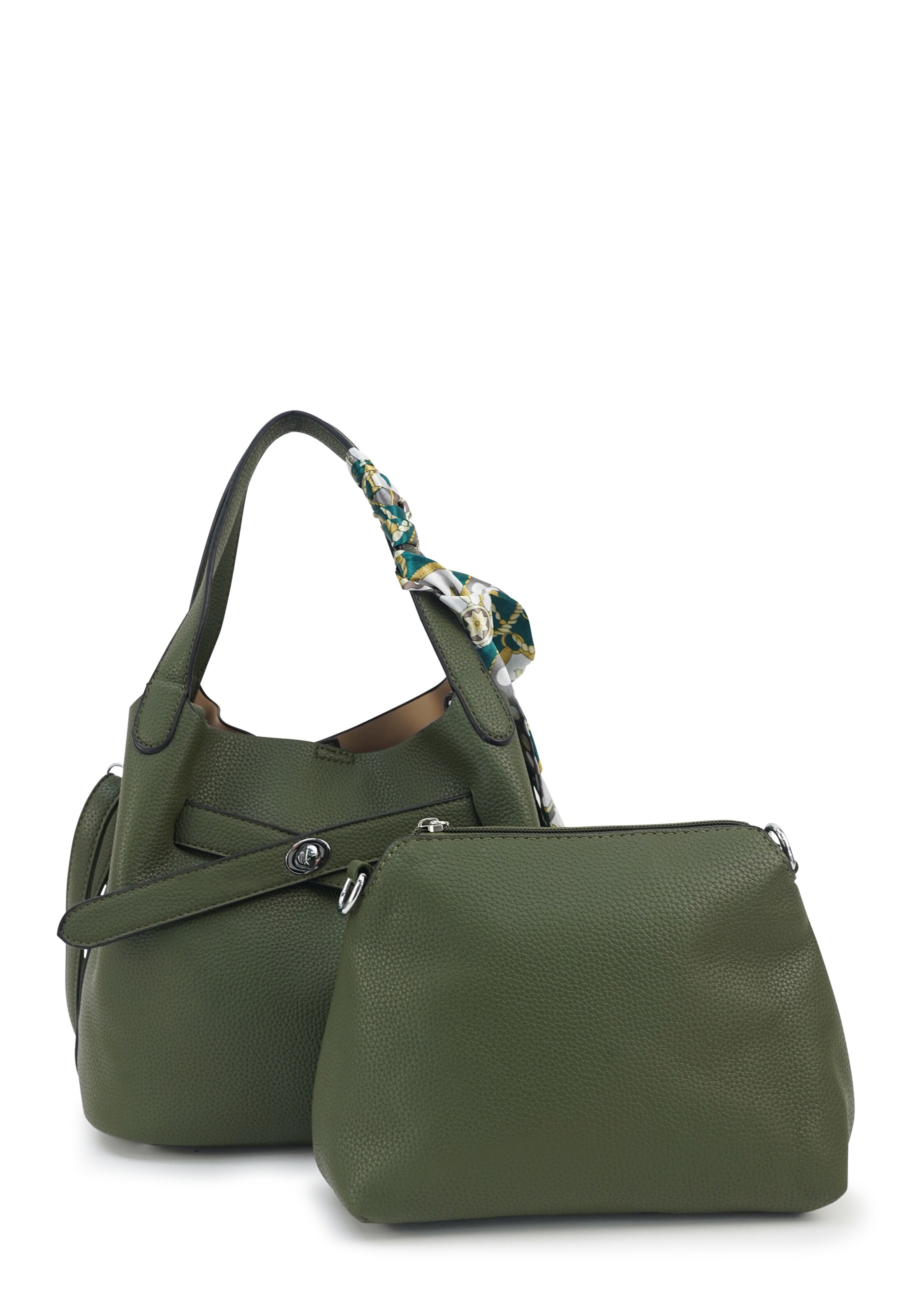 HARPA Handtasche 'MALU' in Grün: Vorderseite