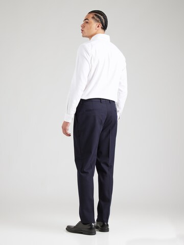 BOSS - regular Pantalón plisado en azul