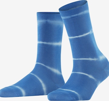 FALKE Socken 'Wave Bond' in Blau: Vorderseite