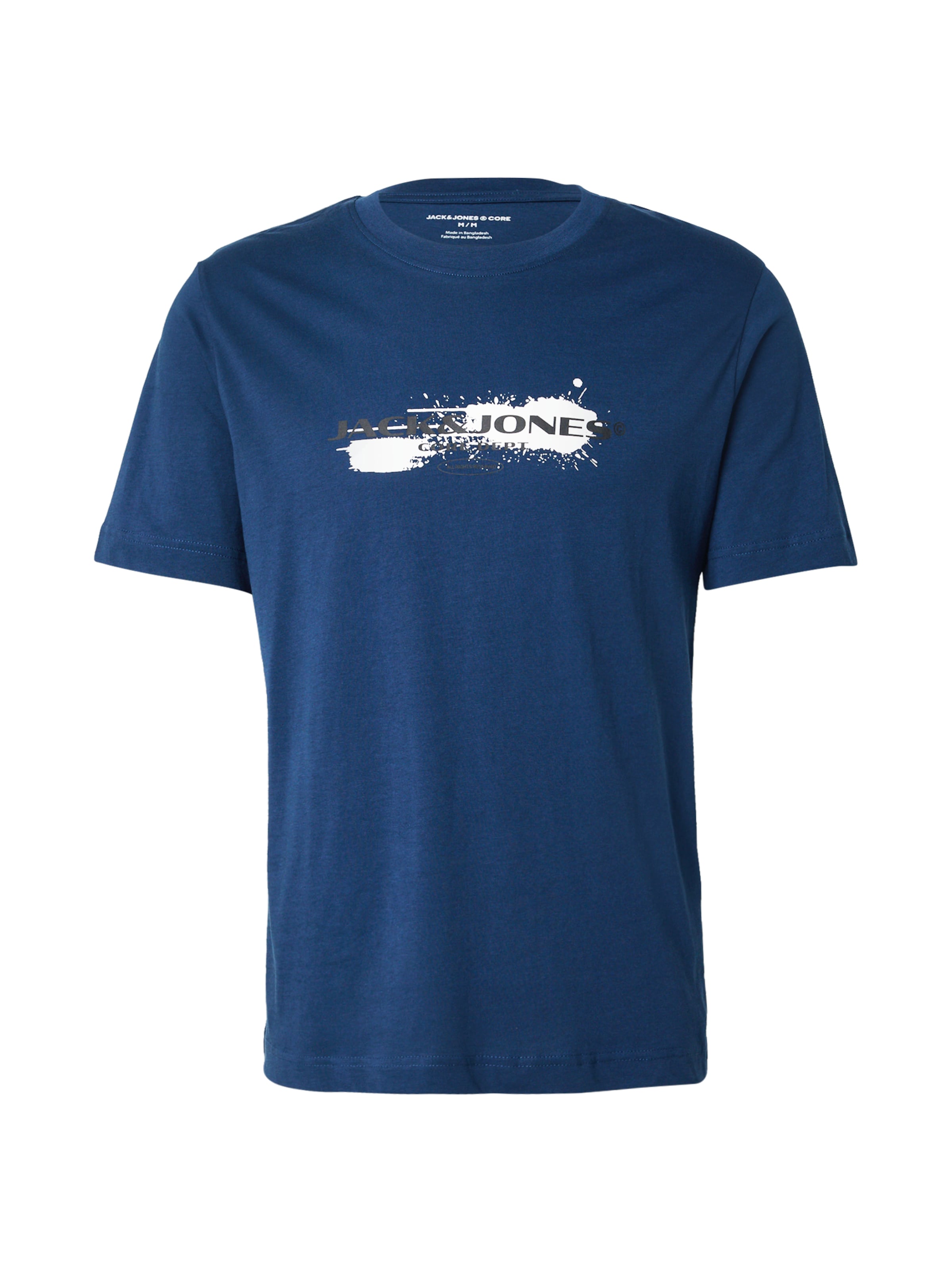 JACK & JONES Camiseta en navy / negro / blanco, Vista del producto