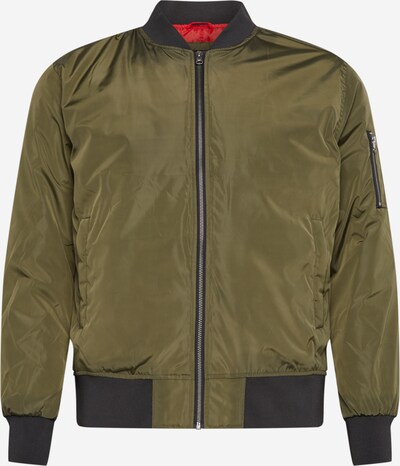 Urban Classics Veste mi-saison en olive / noir, Vue avec produit