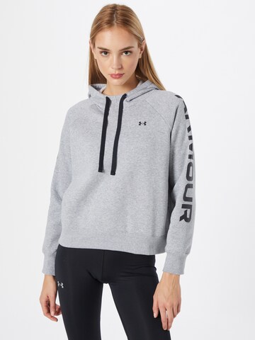 Sweat de sport UNDER ARMOUR en gris : devant