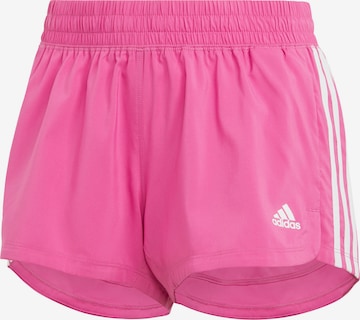 ADIDAS SPORTSWEAR Workout Pants 'Pacer 3-Stripes ' in Pink: front