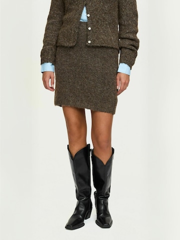 Soft Rebels - Falda ' SRCamilla ' en marrón: frente