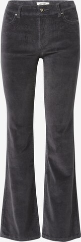 KOROSHI Flared Trousers in Grey: front
