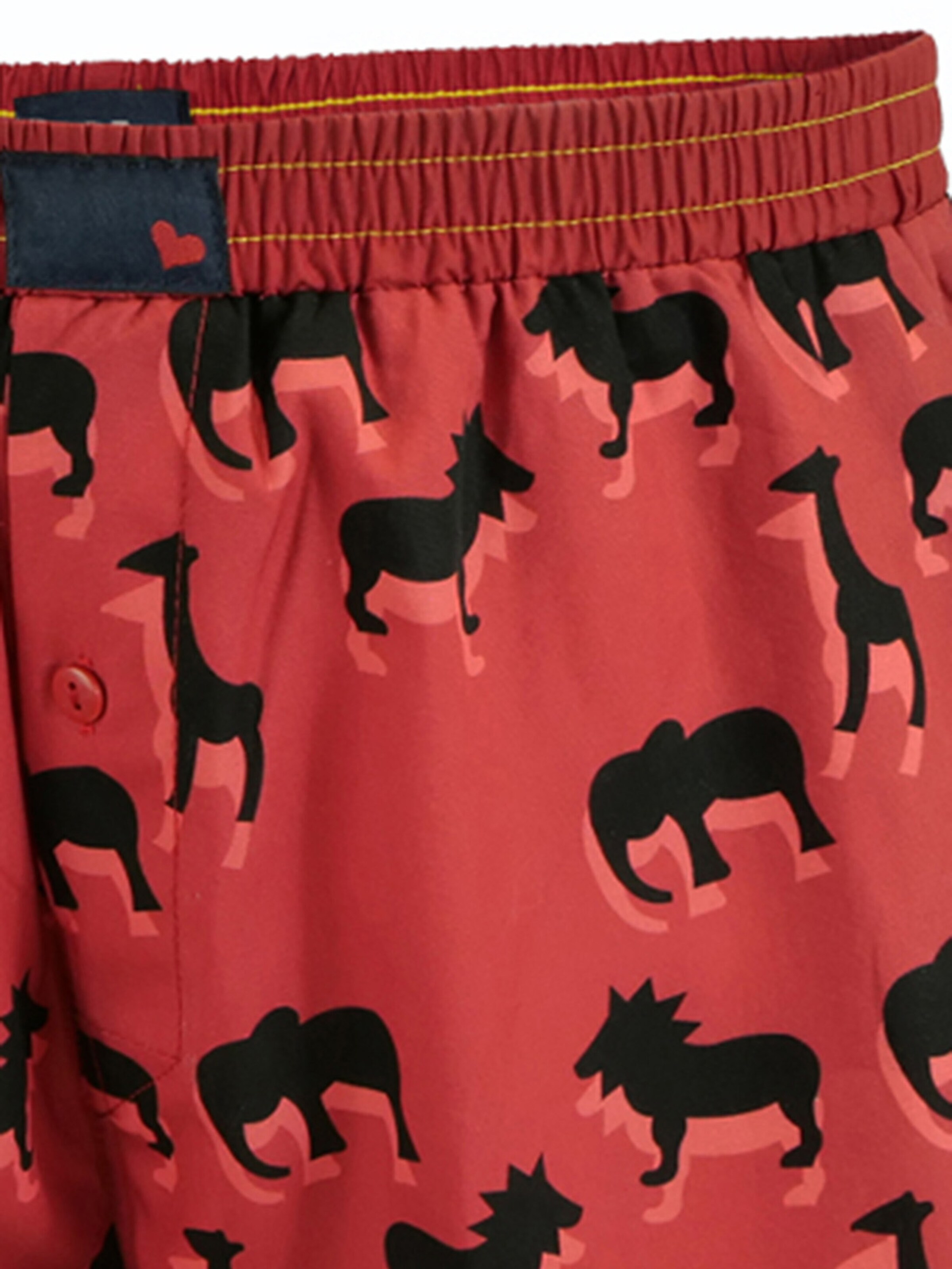 UNABUX Boxer shorts 'Flying Falcon' in Red