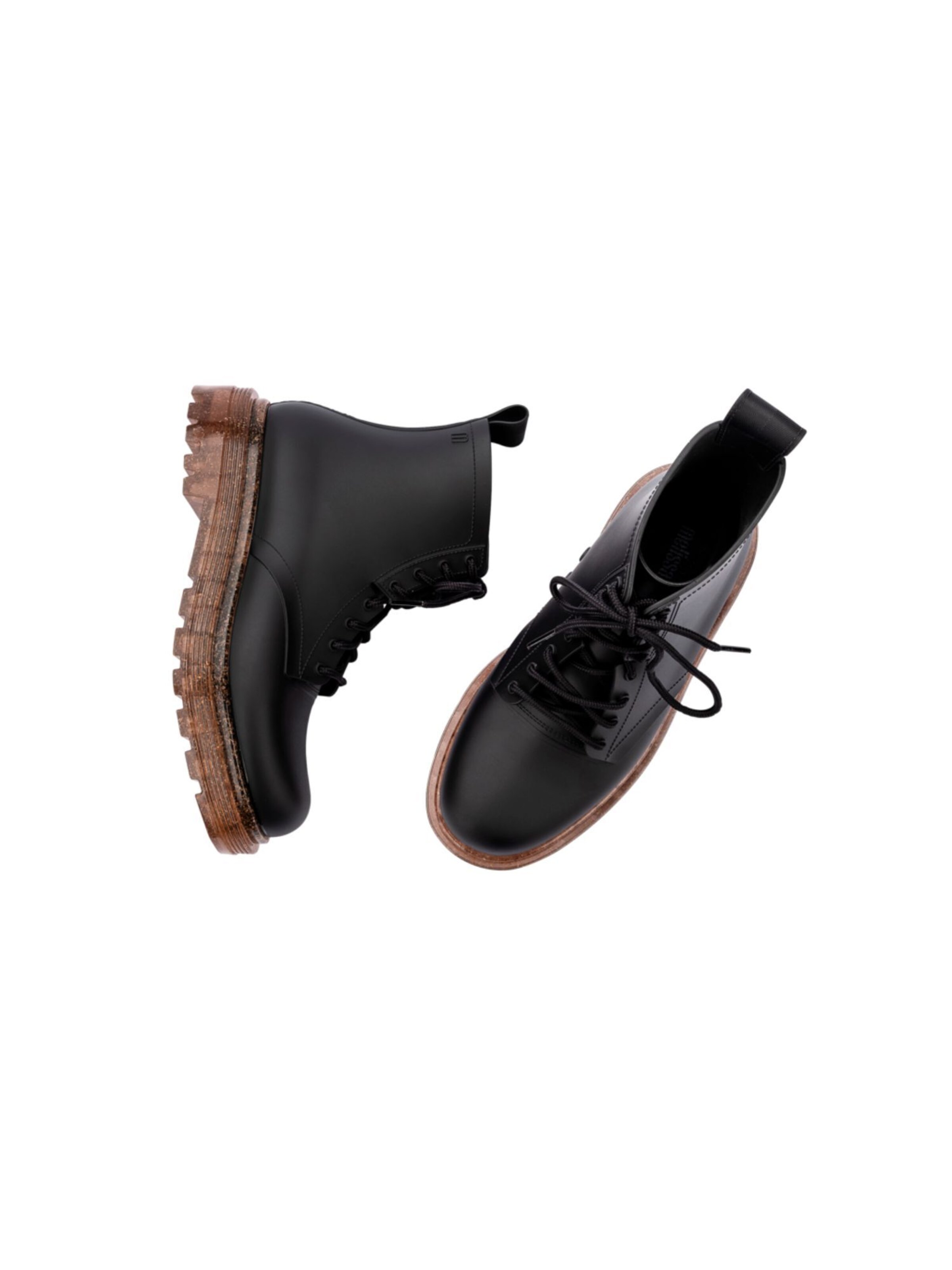 MELISSA Schnürstiefelette 'Coturno' in Schwarz