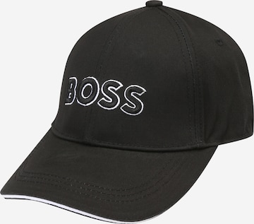 BOSS Kidswear Hat in Black: front