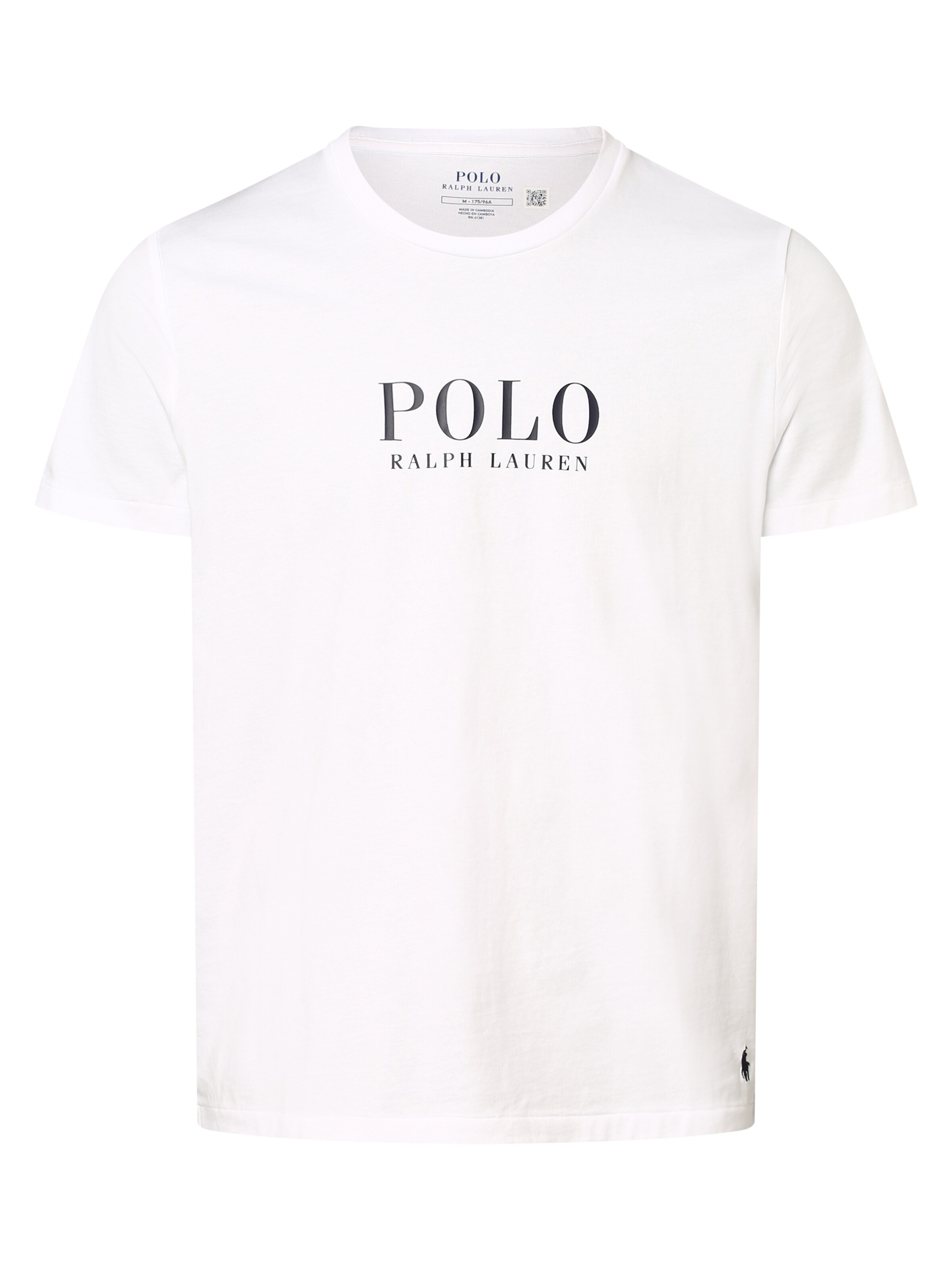 Polo Ralph Lauren Pyjama kort in Wit: voorkant