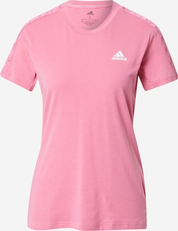 T-shirt fonctionnel ADIDAS SPORTSWEAR en rose : devant