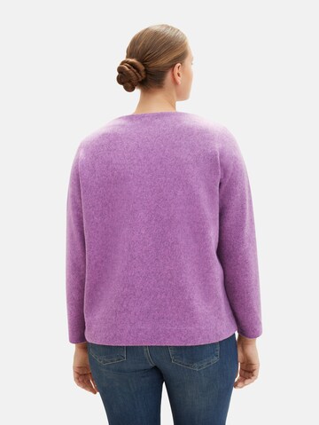 Tom Tailor Women + Sweater in Purple