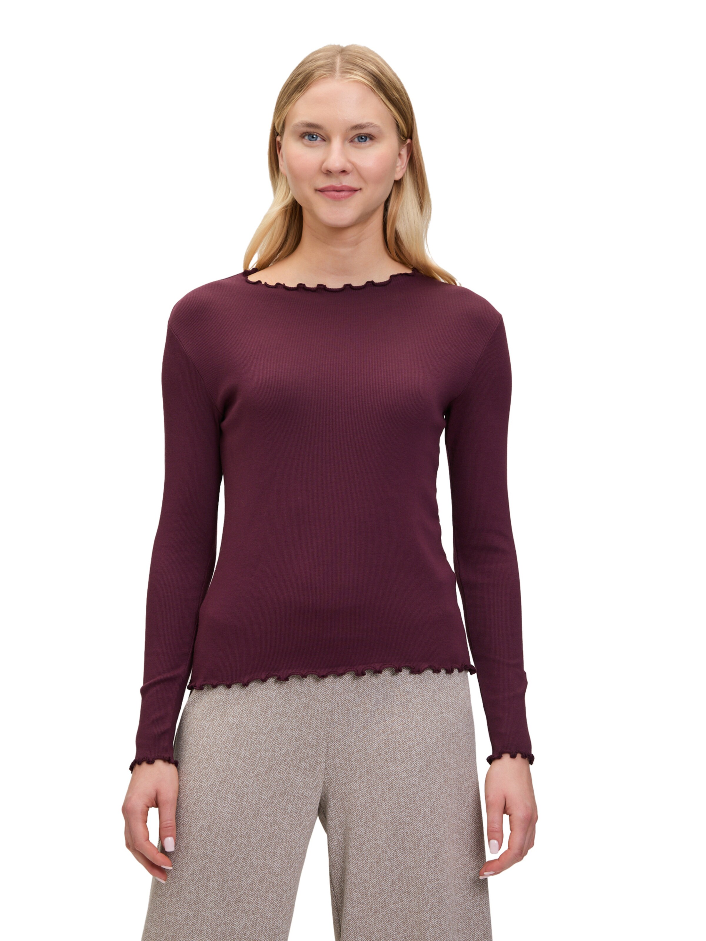 T-shirt Cartoon en violet : devant