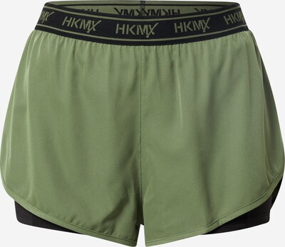 HKMX Sportshorts in oliv / schwarz, Produktansicht