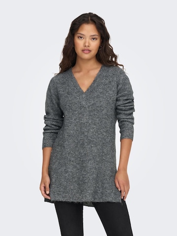 JDY Sweater 'Ingeborg Ada' in Grey: front