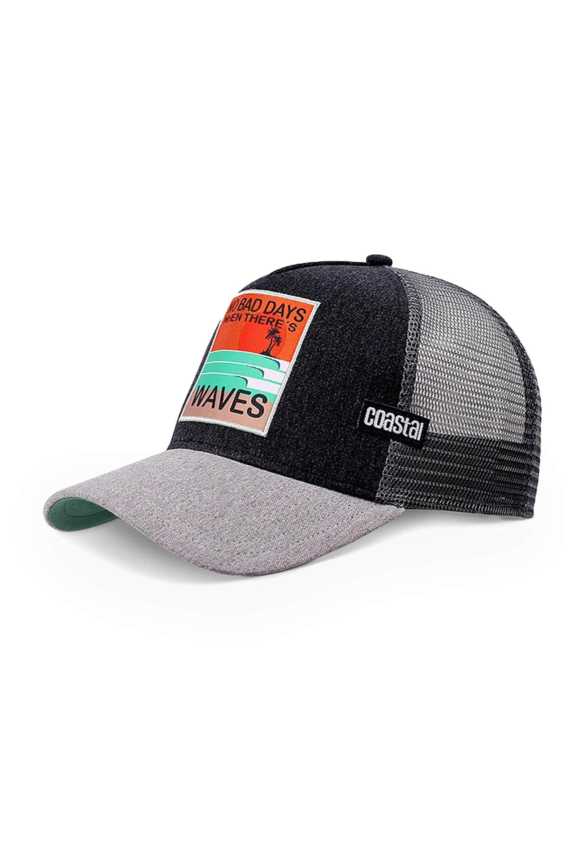 Casquette Coastal en noir : devant