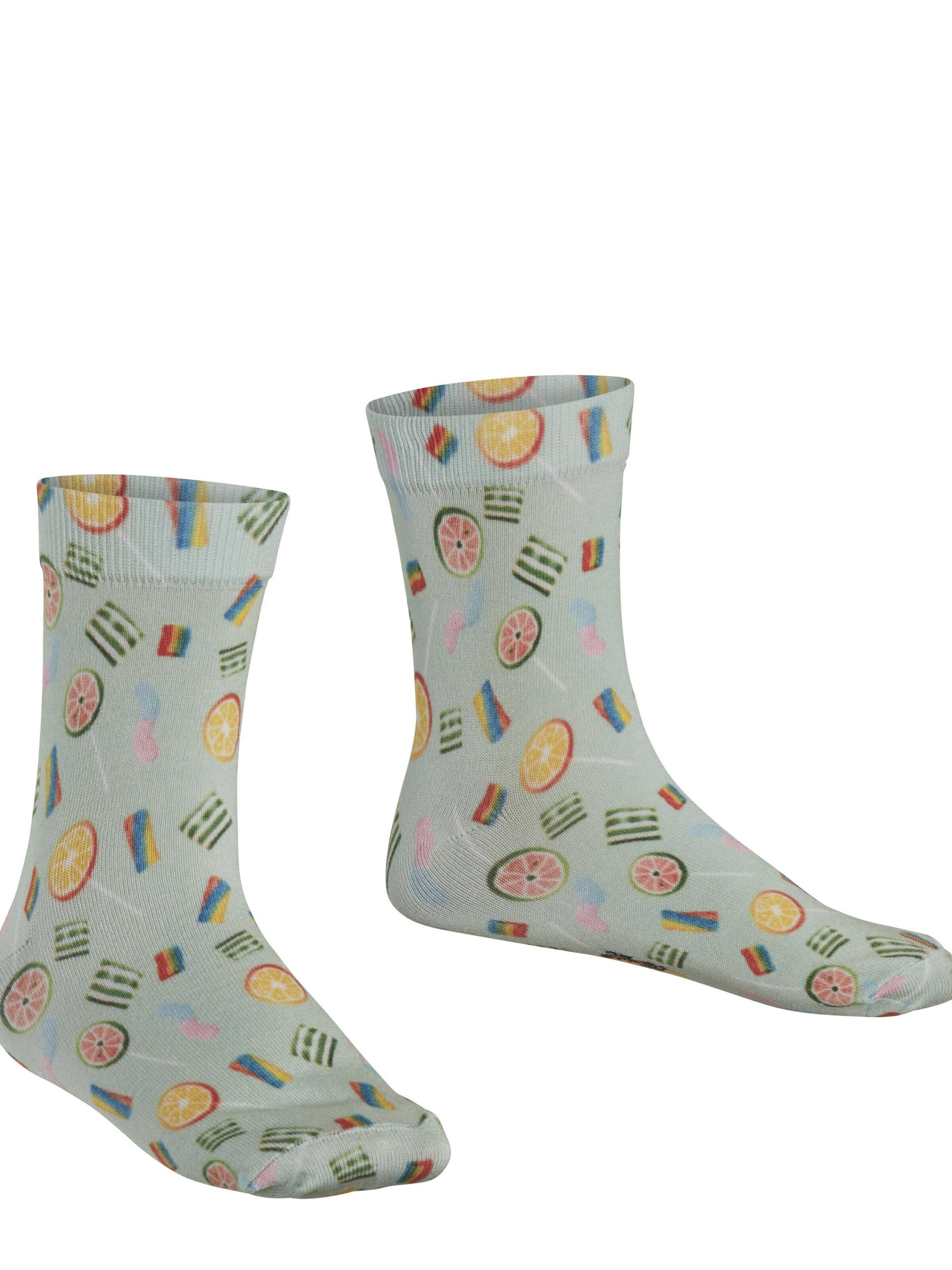 FALKE Colouful Sweets Print in Grün: Vorderseite