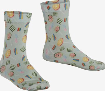 FALKE Colouful Sweets Print in Grün: Vorderseite