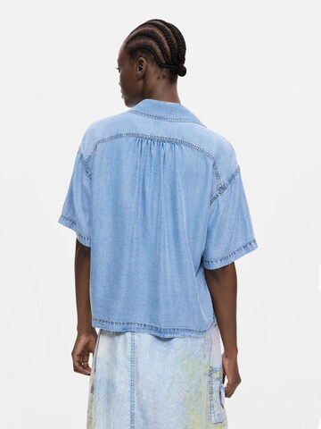 Desigual - Blusa en azul