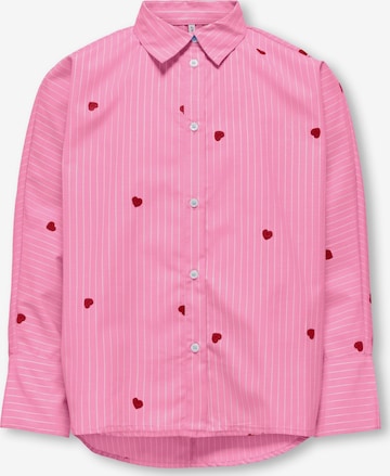 Chemisier 'KOGNEW' ONLY GIRLS en rose : devant