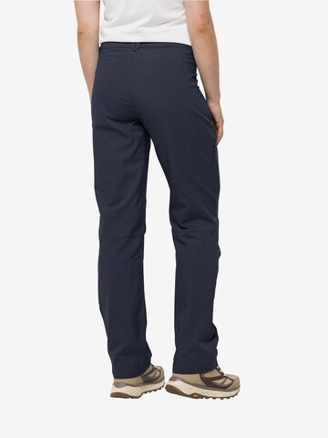 Regular Pantalon outdoor JACK WOLFSKIN en bleu