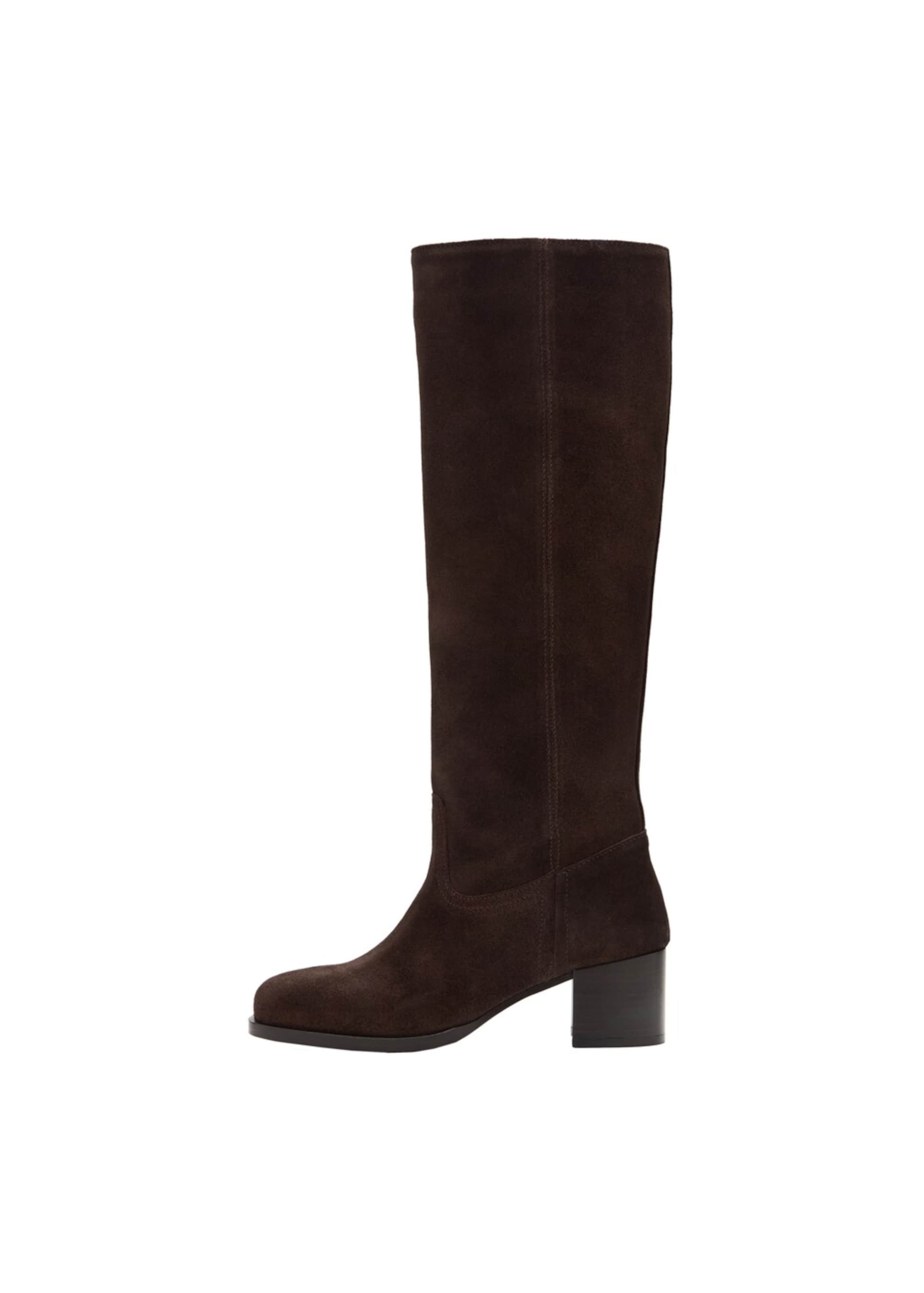 MANGO Boots 'Gallery' in Brown: front