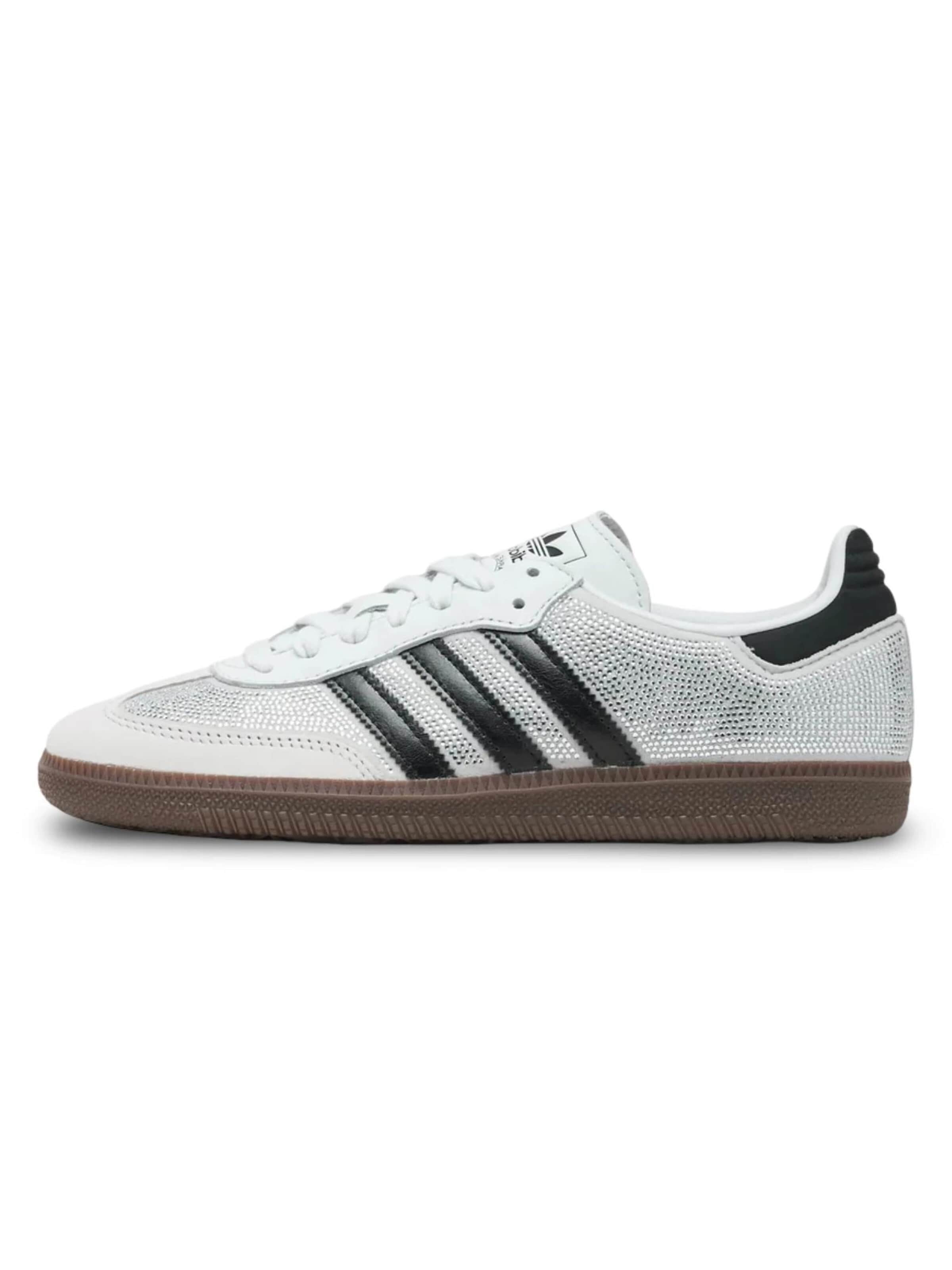 ADIDAS ORIGINALS Sneaker low 'adidas Samba OG Rhinestone Crystal Silver'‌‌‌‌‌‌‌‌‌‌ in 36 in silber, Produktansicht