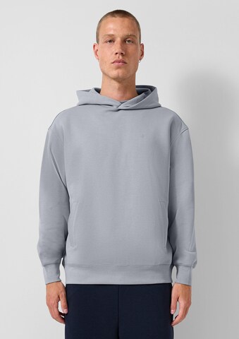 QS Sweatshirt in Grijs: voorkant