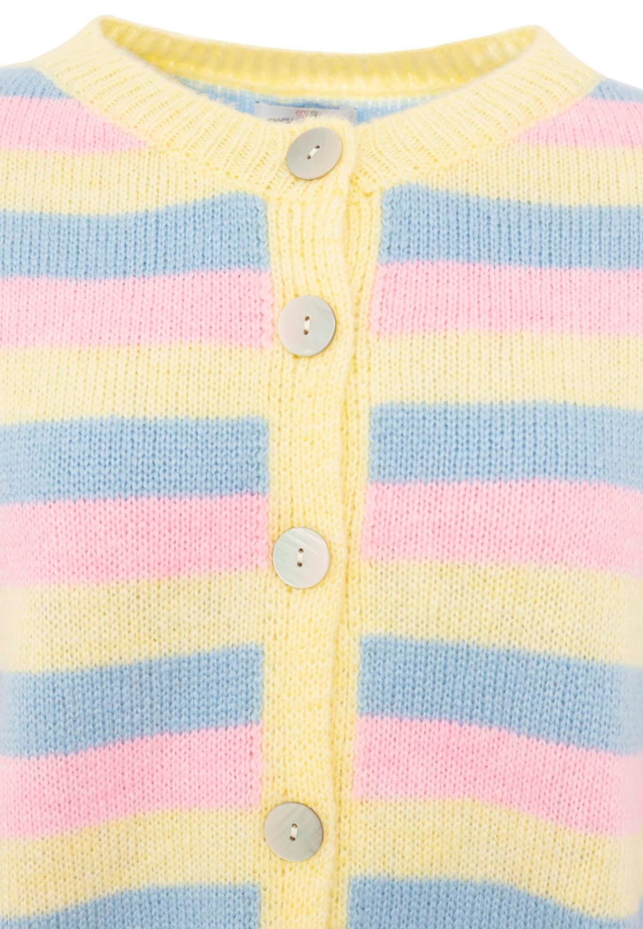 Cardigan Zwillingsherz en jaune
