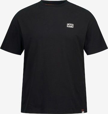 T-Shirt STHUGE en noir : devant