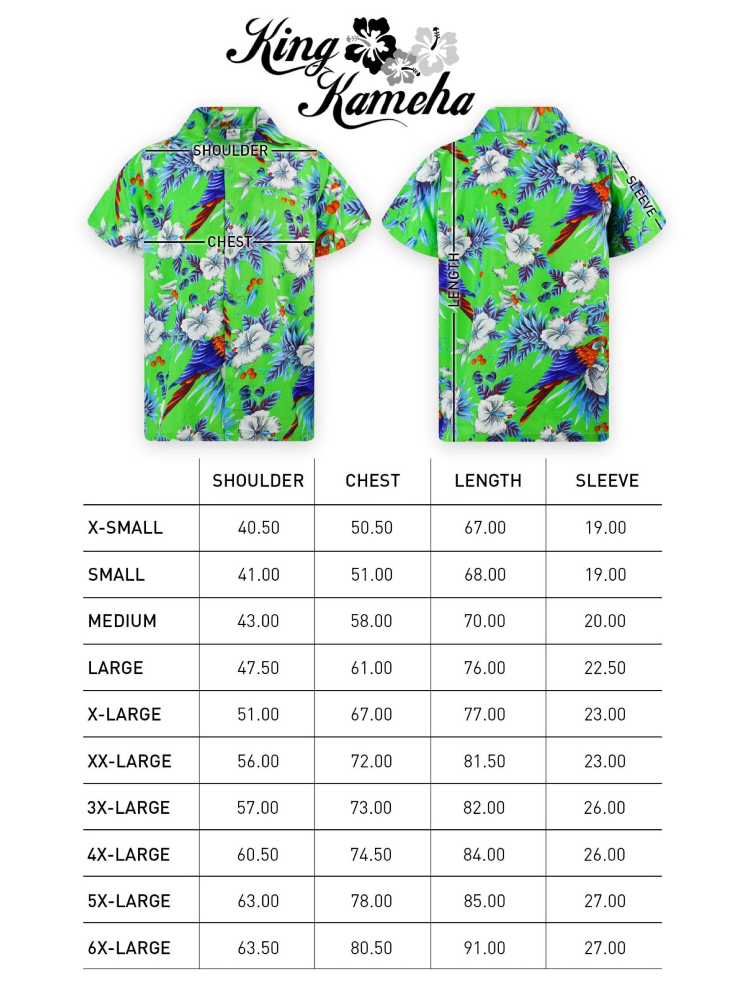 King Kameha Shirt 'Cherryparrot' in Green