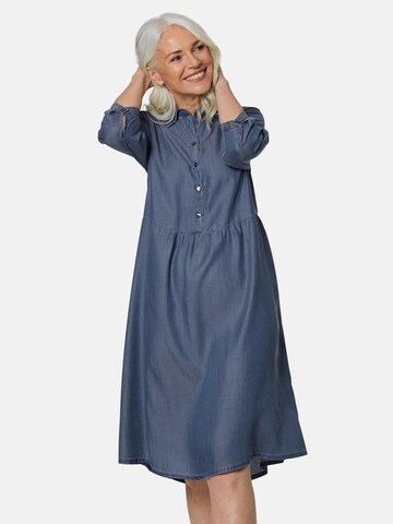 Goldner Blousejurk in Blauw: voorkant