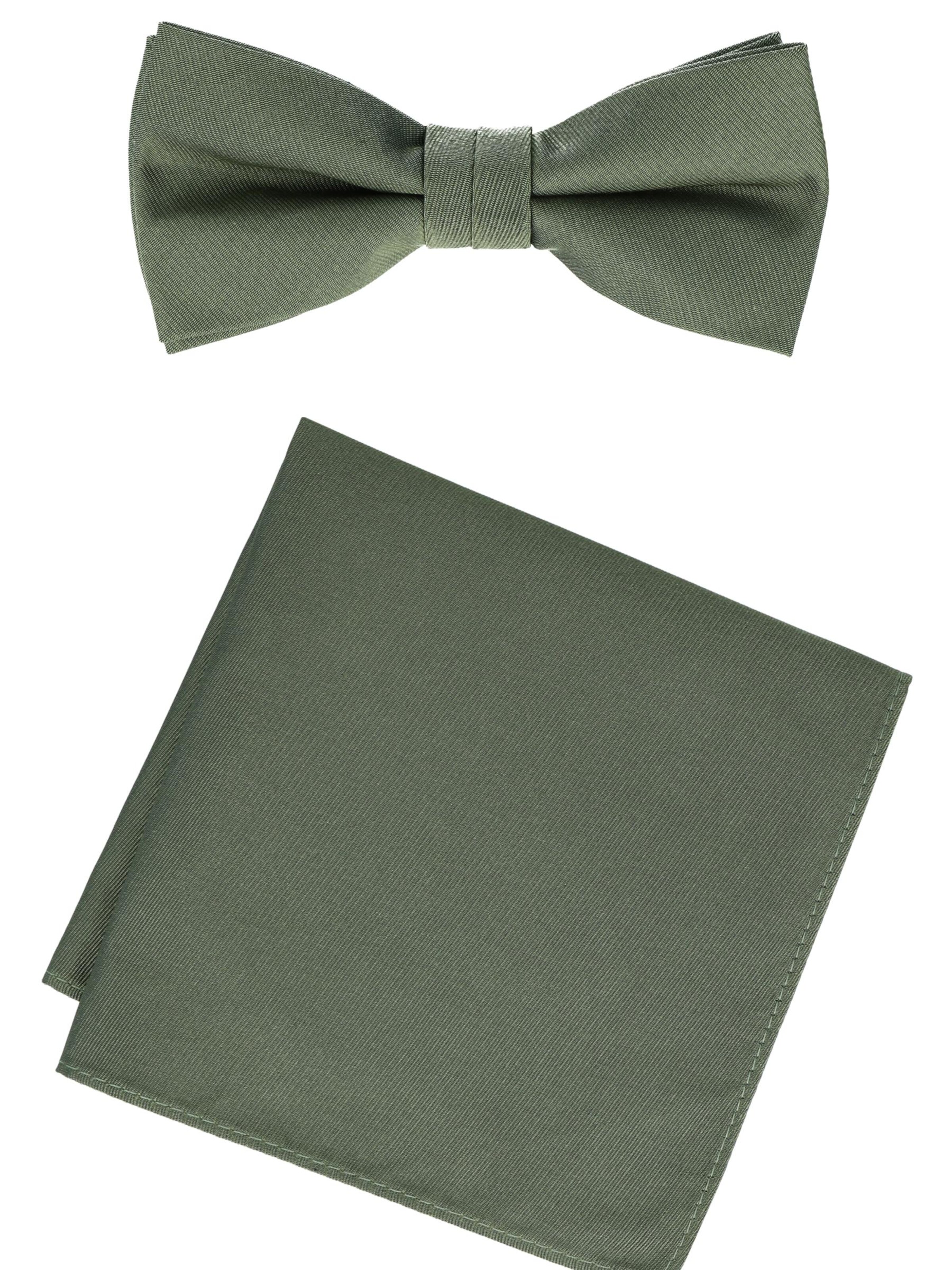 WILLEN Bow Tie 'Set: Uni' in Green: front