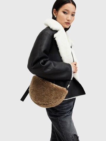 Borsa a tracolla di AllSaints in marrone