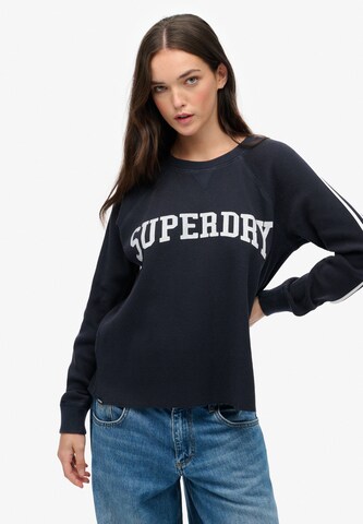 T-shirt Superdry en bleu : devant