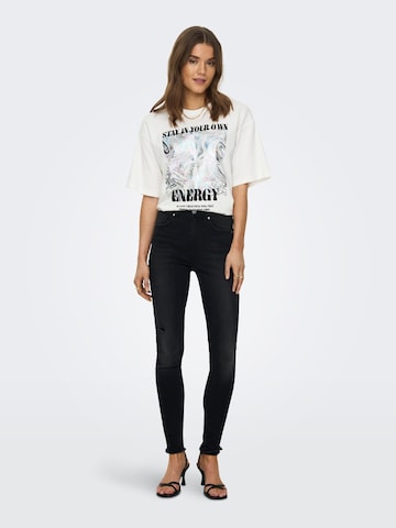 ONLYSkinny Traperice 'WAUW' - crna boja