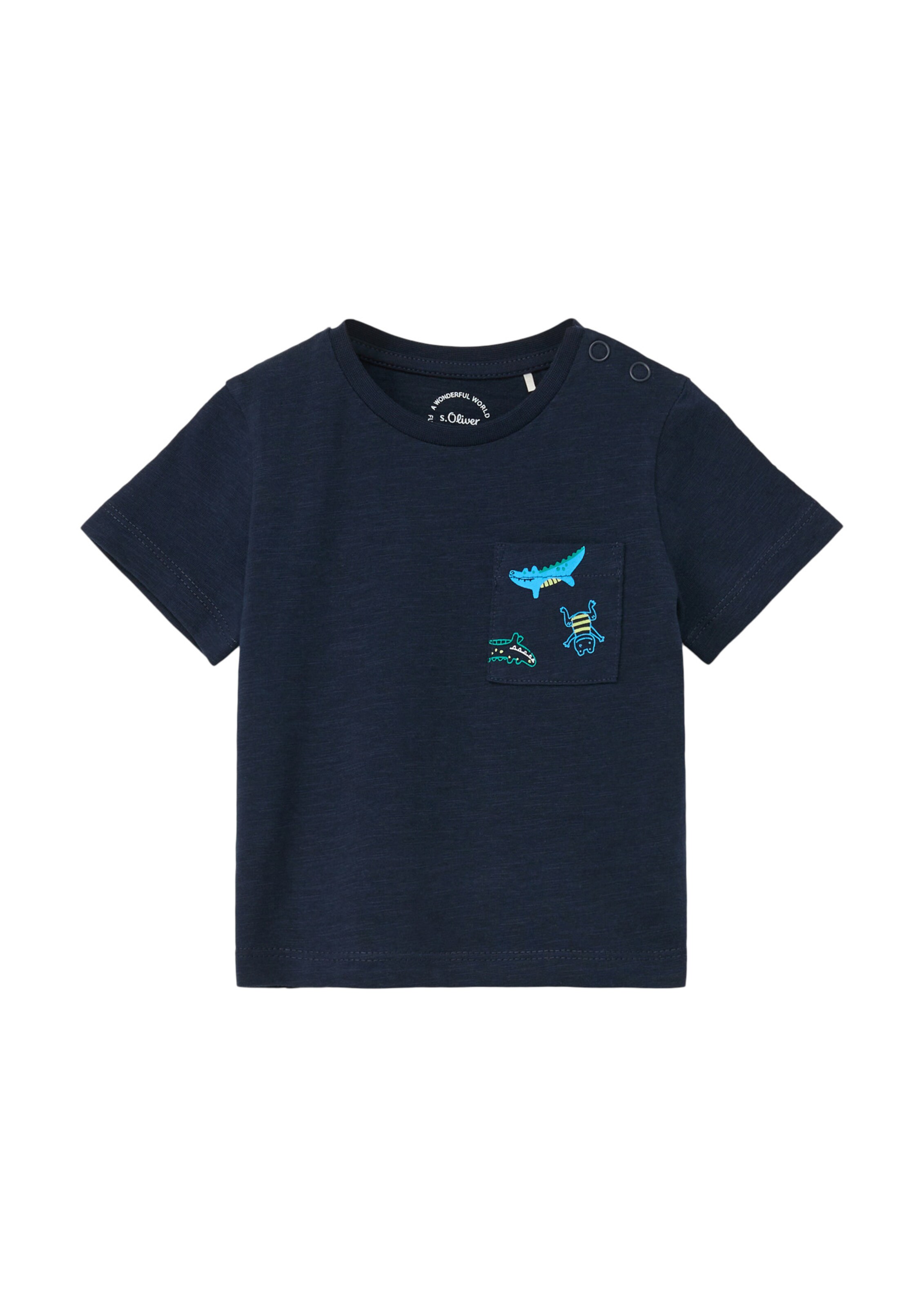 s.Oliver Shirt in Blauw: voorkant