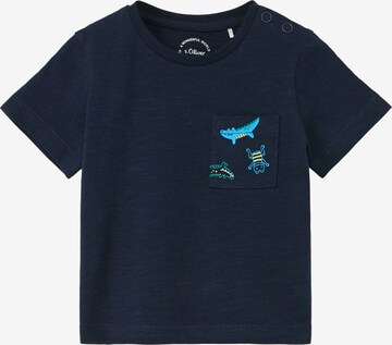 s.Oliver Shirt in Blauw: voorkant