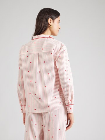 ETAM Majica za spanje 'Battito' | rdeča barva