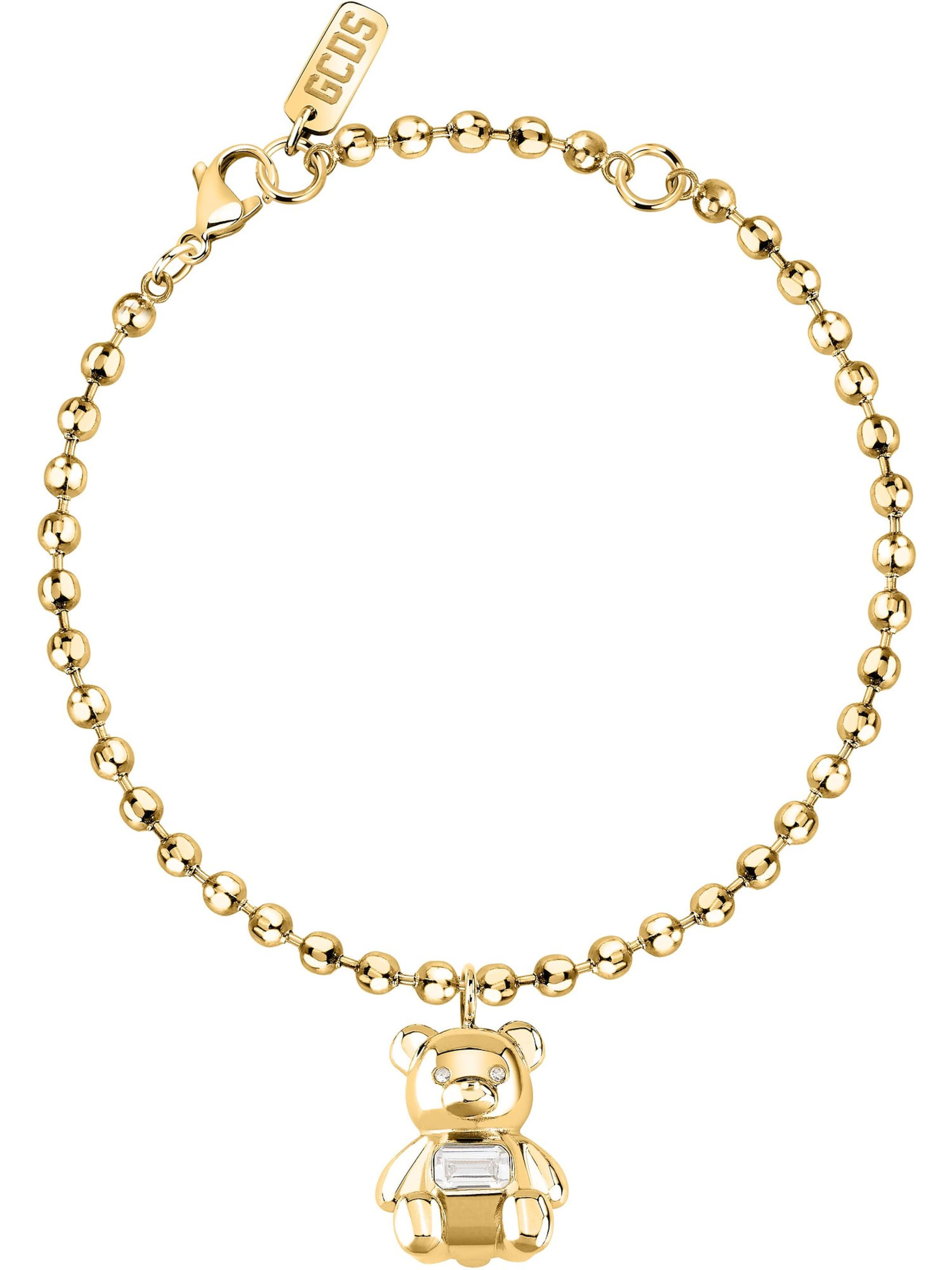GCDS Armband in Gold: Vorderseite