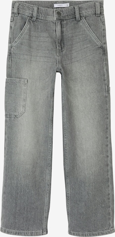 NAME IT Regular Jeans 'NKMRyan' in Grau: Vorderseite