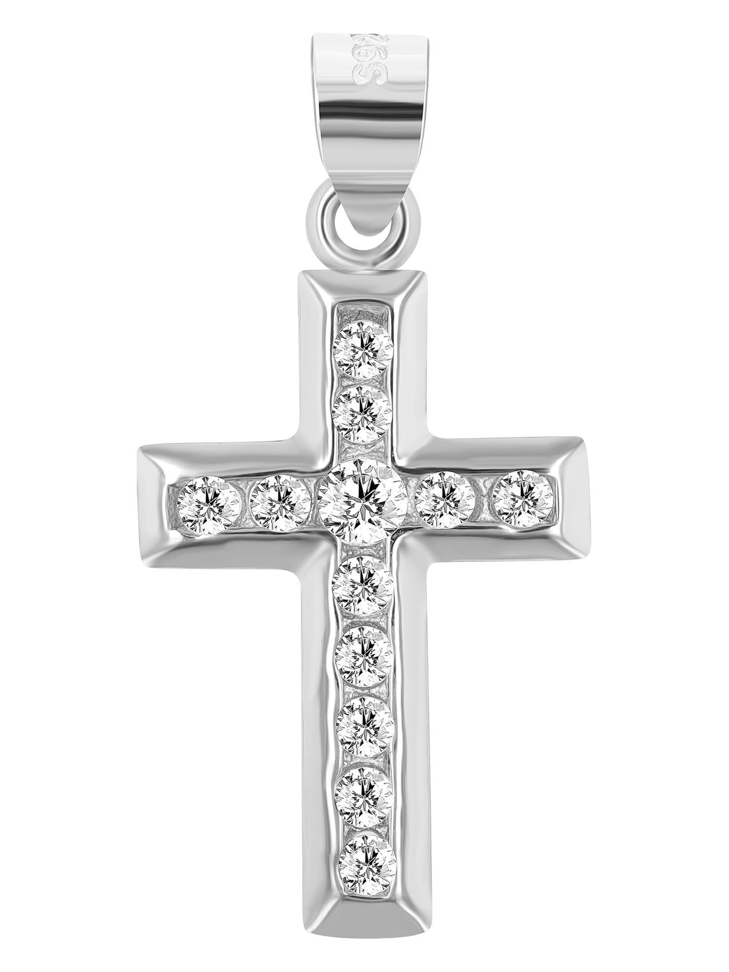 Akzent Pendant 'Aisha, 925 Sterlingsilber, langlebig' in Silver: front