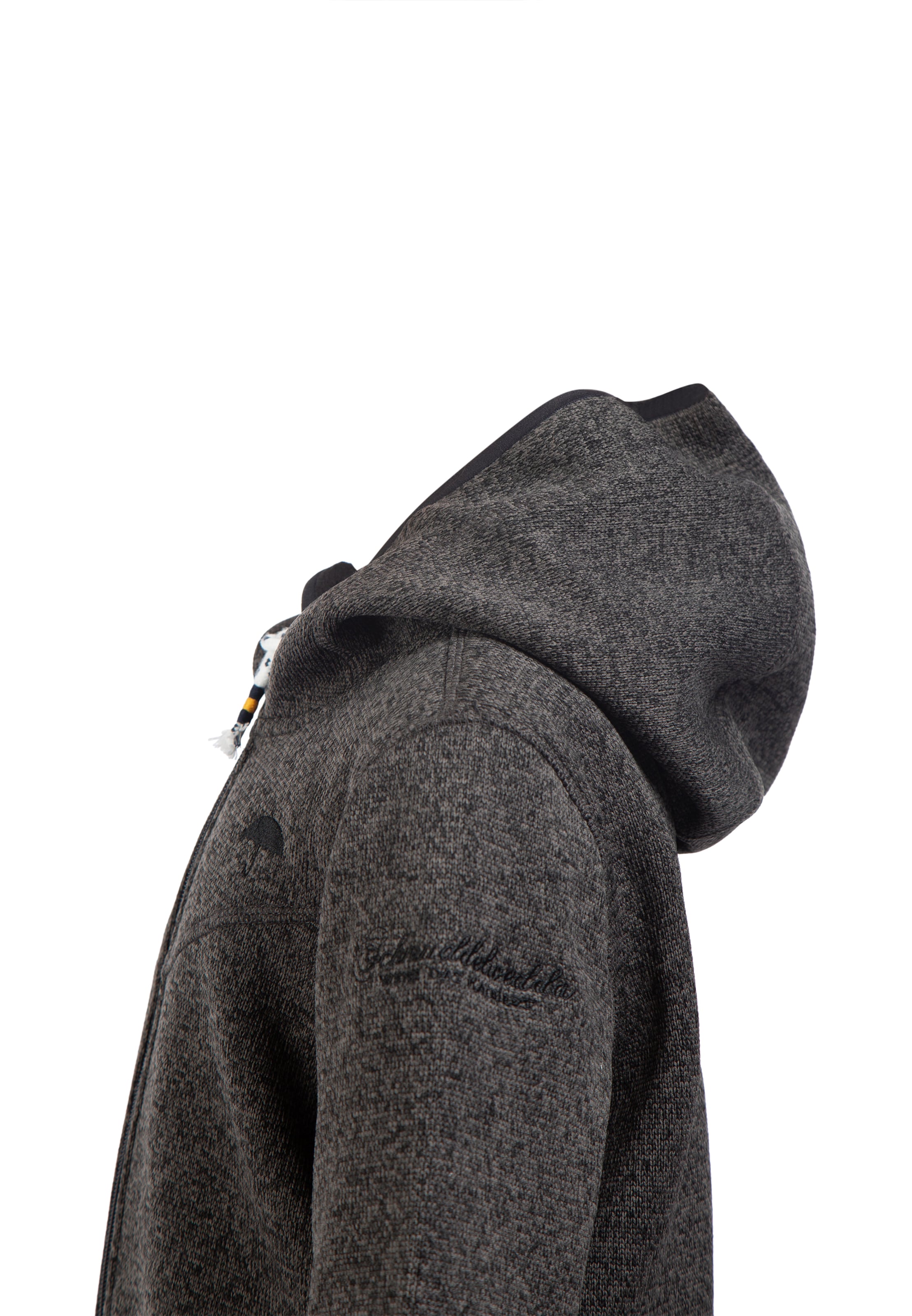 Giacca di pile di Schmuddelwedda in grigio