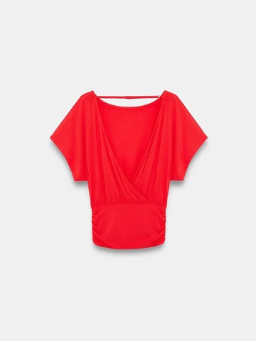 Maglietta di Dilvin in rosso: frontale