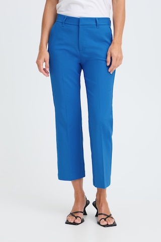 PULZ Jeans Regular Stoffhose ' PZBindy ' in Blau: Vorderseite